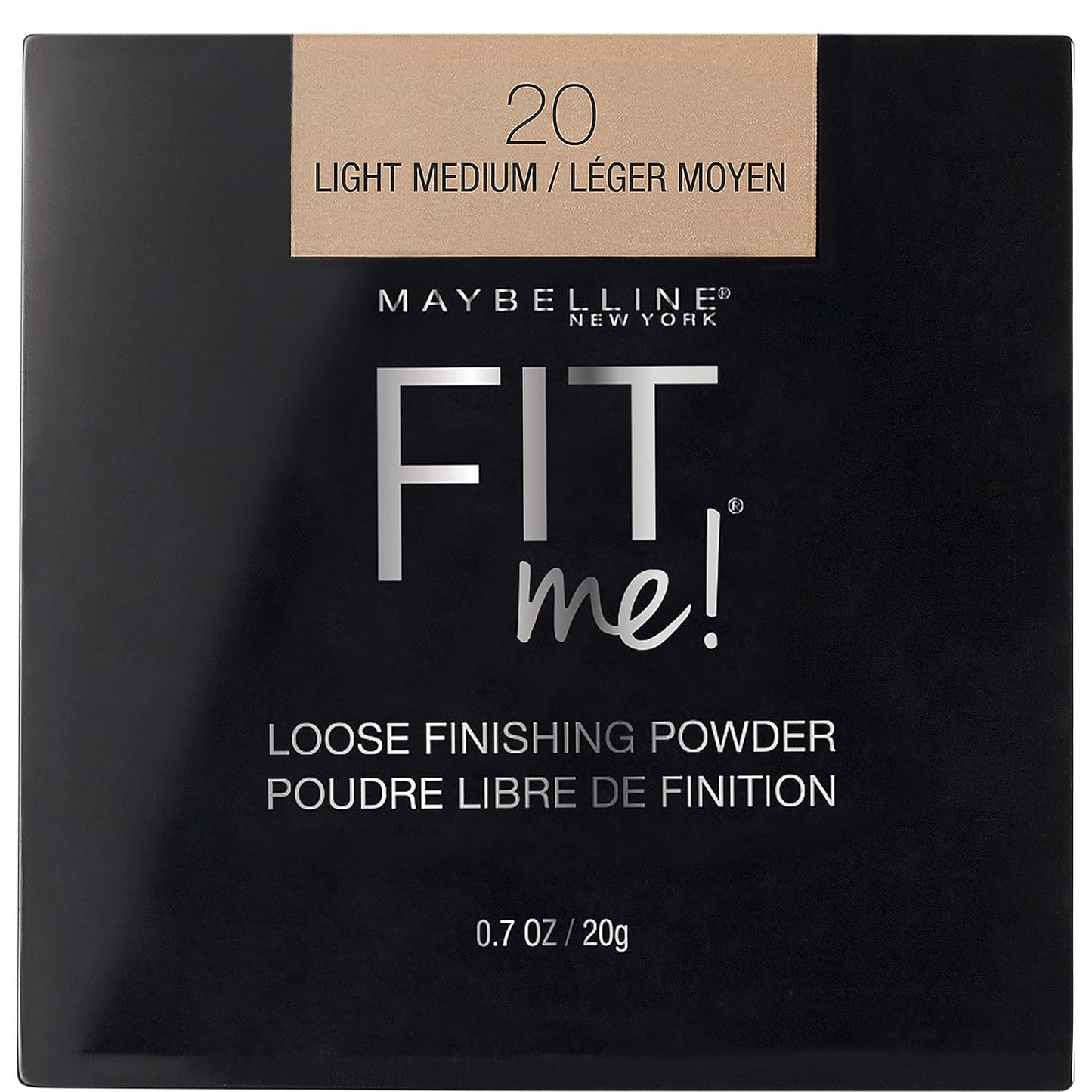 Maybelline Fit Me Loose Setting Powder - Face Makeup & Finishing Powder, Light Medium, 1 Count