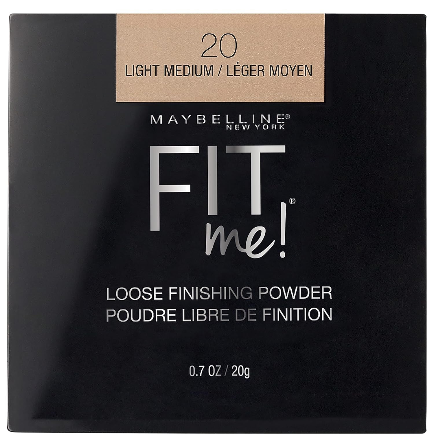 Maybelline Fit Me Loose Setting Powder - Face Makeup & Finishing Powder, Light Medium, 1 Count