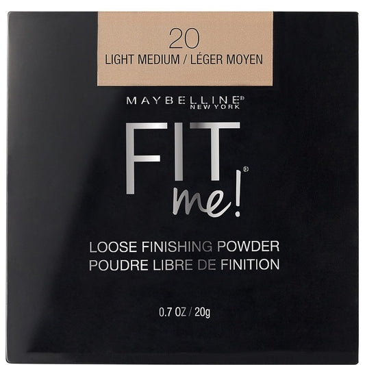 Maybelline Fit Me Loose Setting Powder - Face Makeup & Finishing Powder, Light Medium, 1 Count