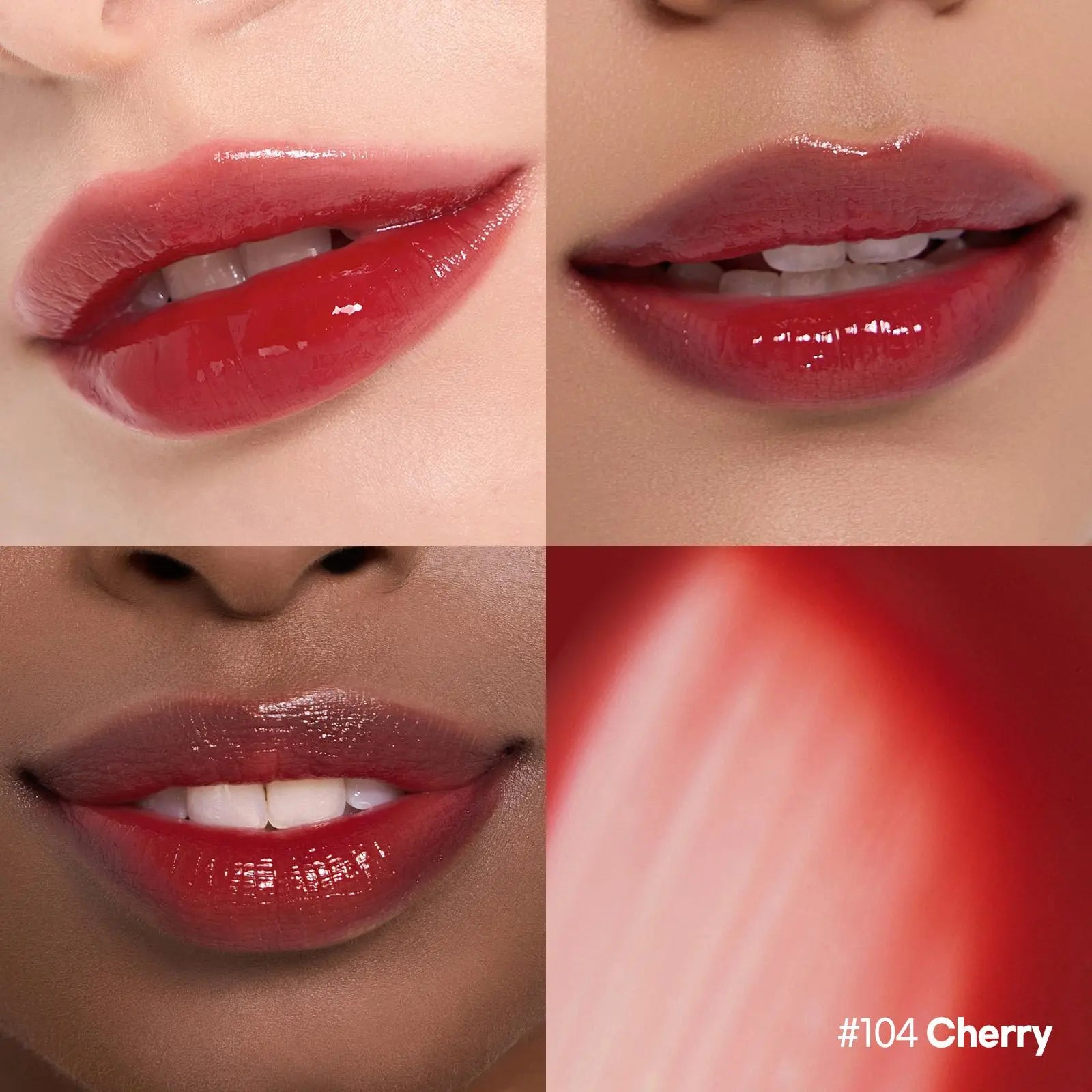 Laka Full-Size Fruity Glam Tint - Lightweight Glossy Lip Tint in 49 Shades