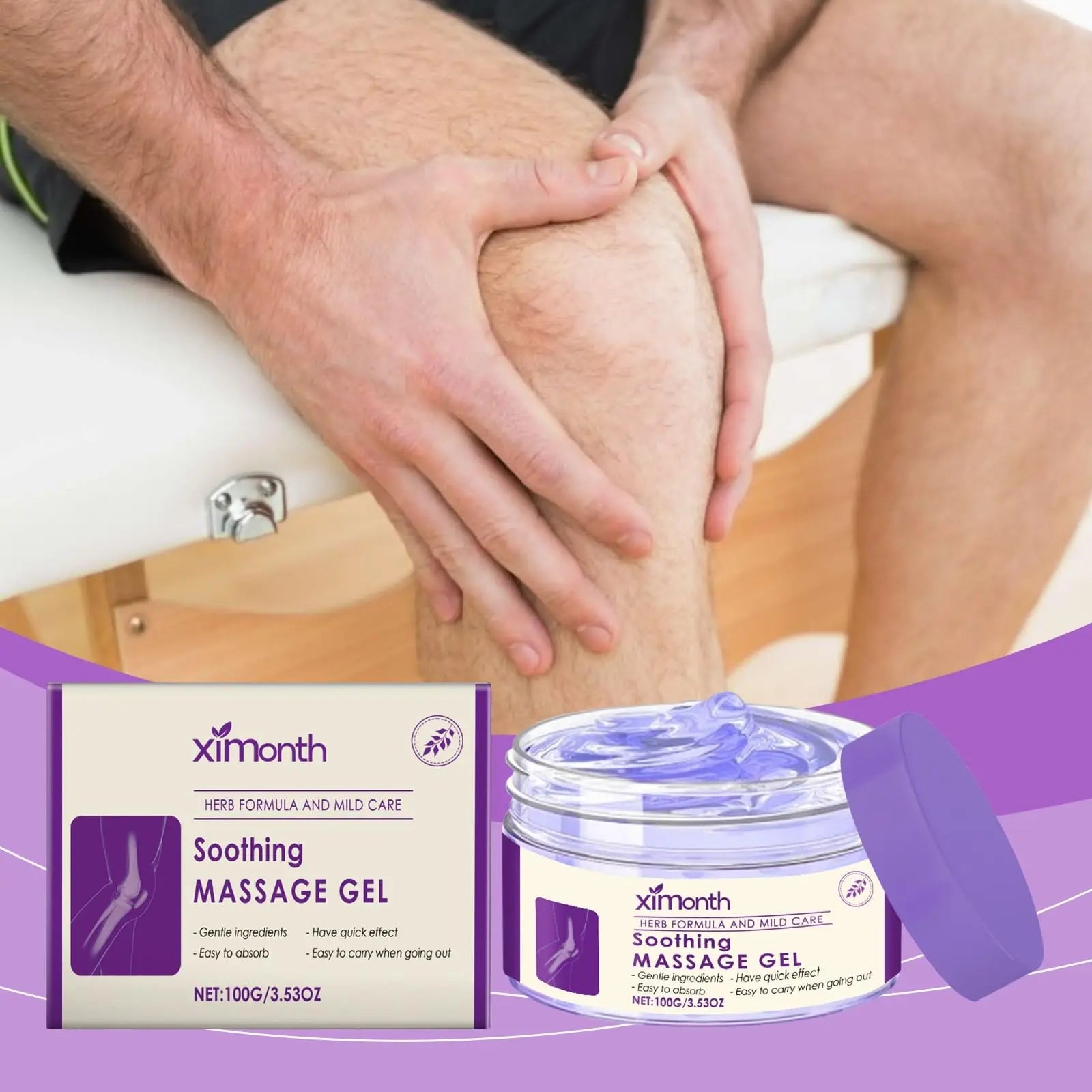 Natural Plant Joint Gel Gentle Skin-Friendly Massage Cream for Men & Women Relief
