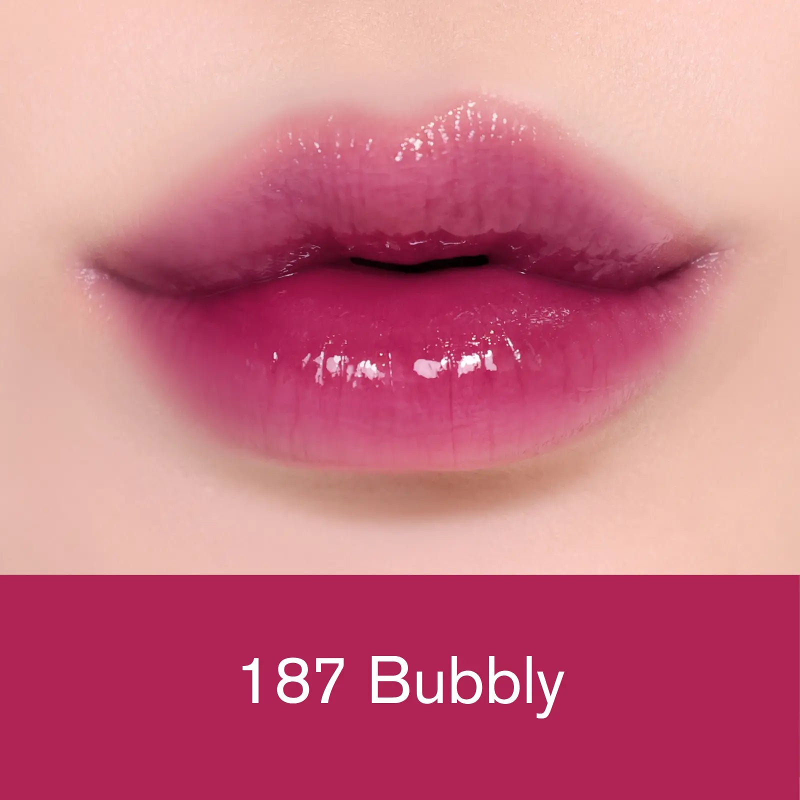 Laka Full-Size Fruity Glam Tint - Lightweight Glossy Lip Tint in 49 Shades