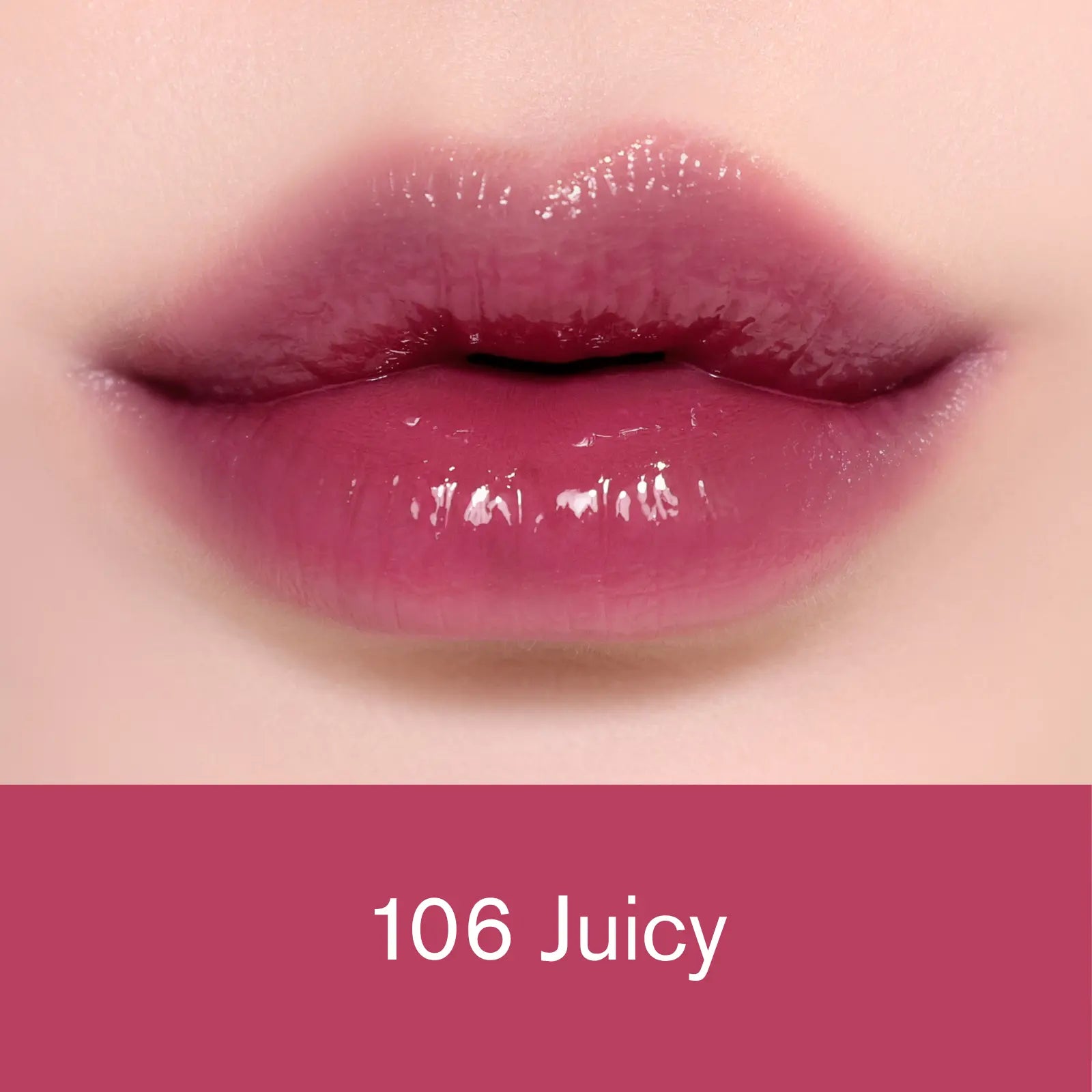 Laka Full-Size Fruity Glam Tint - Lightweight Glossy Lip Tint in 49 Shades