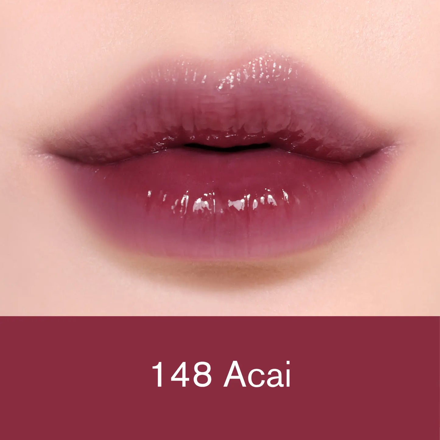 Laka Full-Size Fruity Glam Tint - Lightweight Glossy Lip Tint in 49 Shades