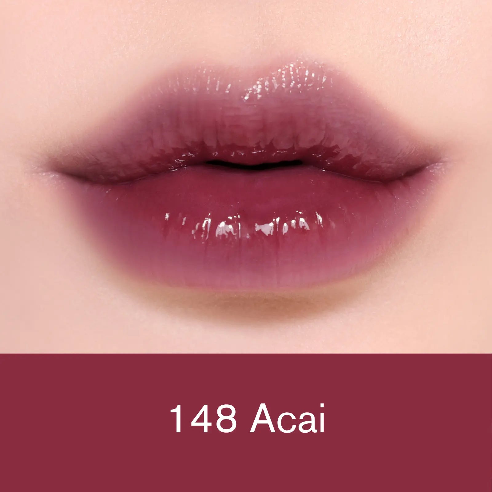 Laka Full-Size Fruity Glam Tint - Lightweight Glossy Lip Tint in 49 Shades