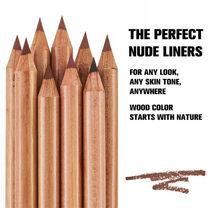 PHOFAY 12-Color Nude Lip Liner Set | Waterproof & Ultra-Smooth Lip Pencils | Ideal Gift for Everyday Makeup