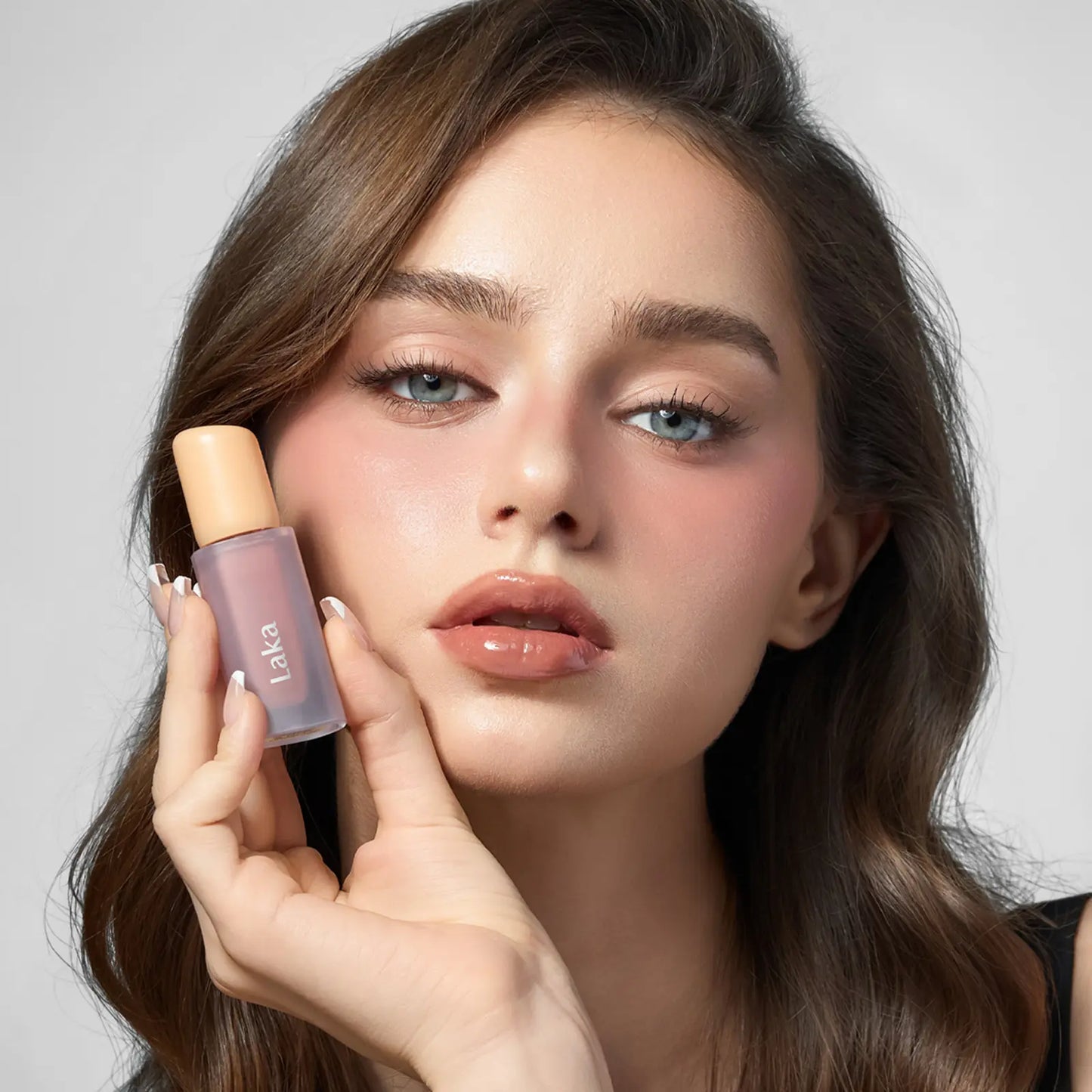 Laka Full-Size Fruity Glam Tint - Lightweight Glossy Lip Tint in 49 Shades