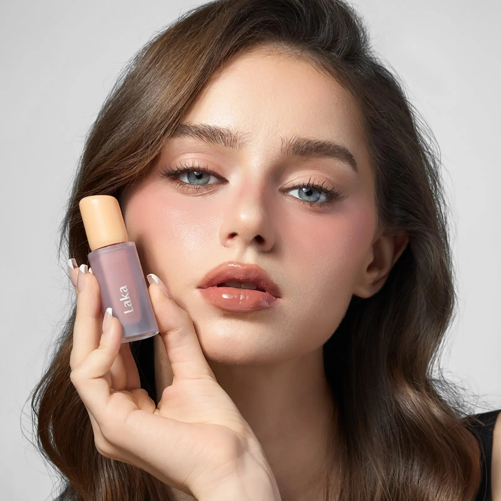 Laka Full-Size Fruity Glam Tint - Lightweight Glossy Lip Tint in 49 Shades